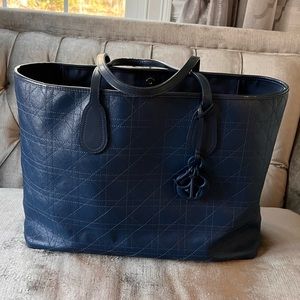 Dior Panarea canvas tote bag in blue